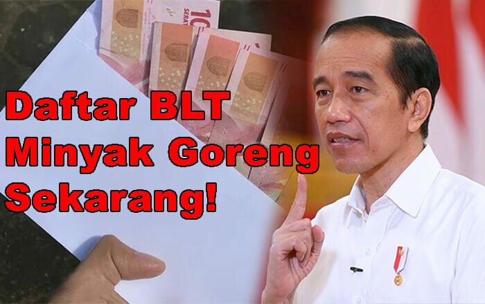 Cara Daftar BLT Minyak Goreng
